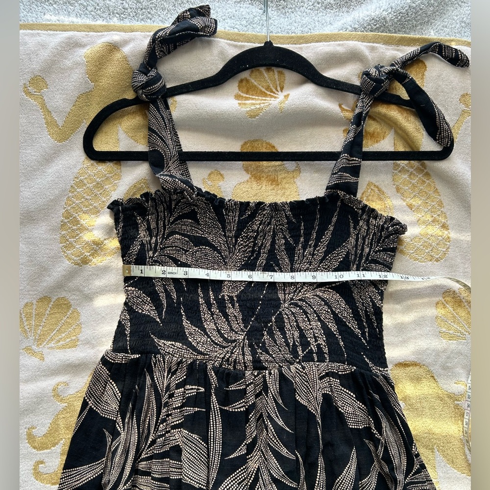 Women’s Accessorize Long Dress Rouched Top - Size Medium - Picture 4 of 5
